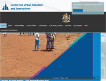Tablet Screenshot of centreforurbaninnovations.com